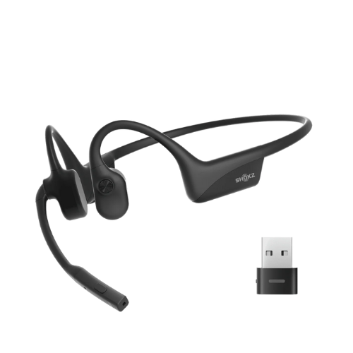 Shokz OpenComm2 UC Bone Conduction Stereo Bluetooth Headset C110 (USB-A)