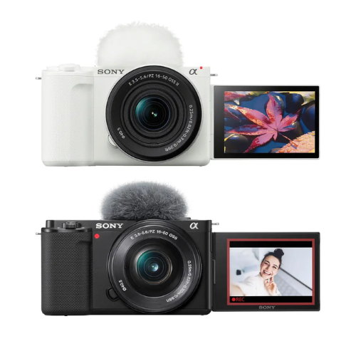 Sony ZV-E10 Mirrorless Camera with 16-50mm Body Zoom Lens Kit Set