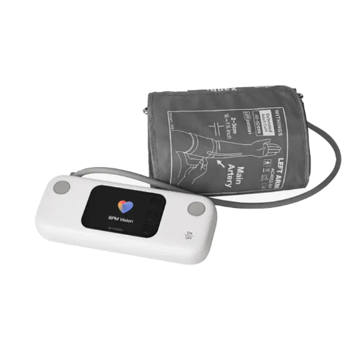 Withings BPM Vision Blood Pressure Monitor with high-resolution color screen