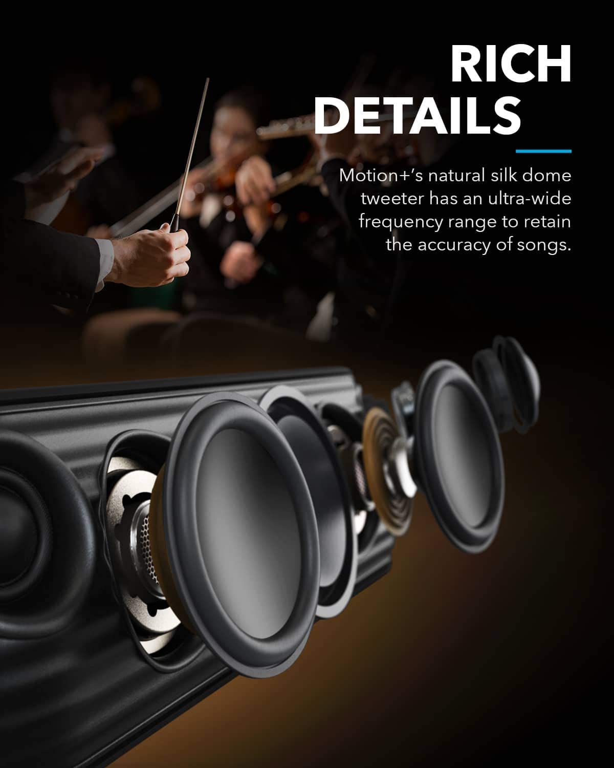 Anker SOUNDCORE Motion+ Bluetooth Speaker