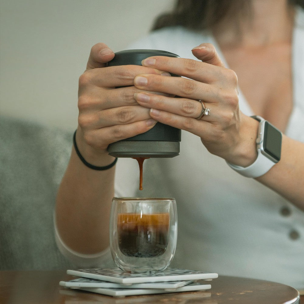 Wacaco Picopresso Portable Espresso Maker Bundled with Protective Case Specialty Coffee Machine