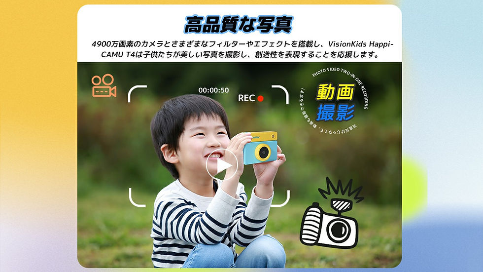 VisionKids HappiCAMU T4 Children Camera