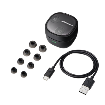 Audio Technica ANC ATH-SQ1TW2NC True Wireless Bluetooth Earbuds