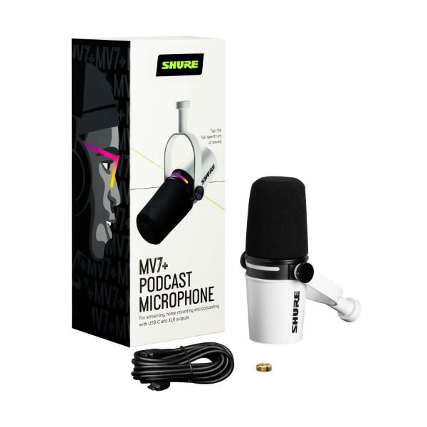 Shure MV7+ USB Podcast Microphone