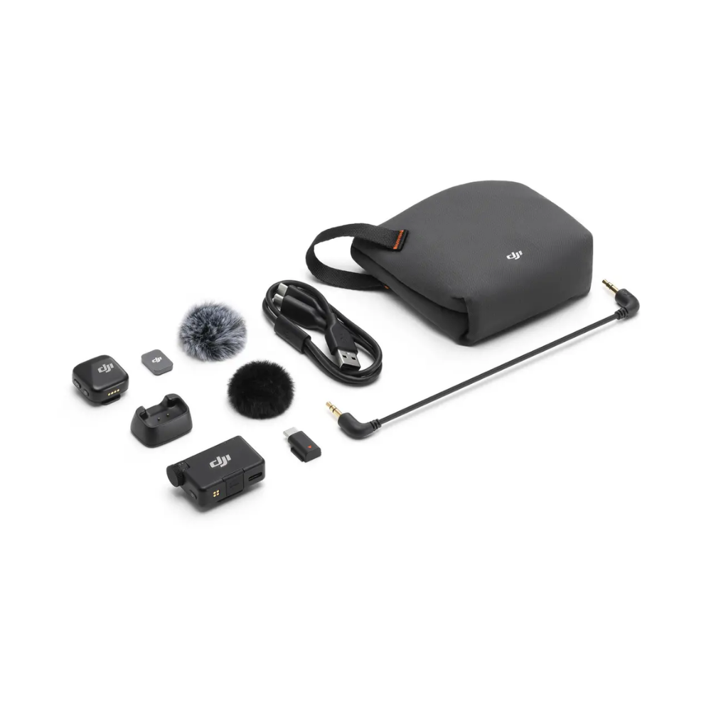 DJI Mic Mini (1TX + 1RX) Black【Parallel Import】