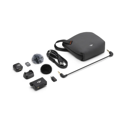 DJI Mic Mini (1TX + 1RX) Black【Parallel Import】