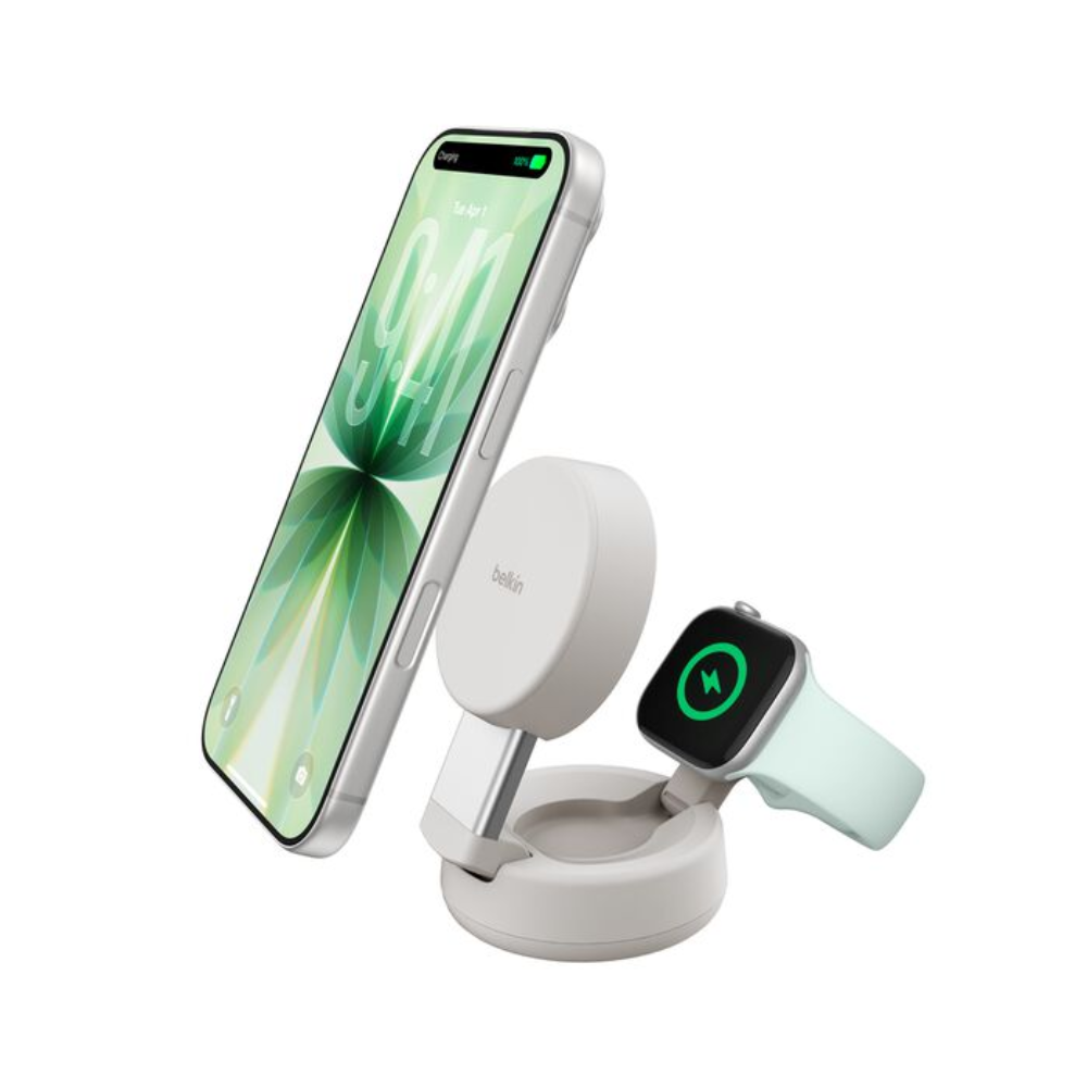 Belkin UltraCharge Pro Qi2 25W 2-in-1 Convertible Magnetic Charger WIZ043my