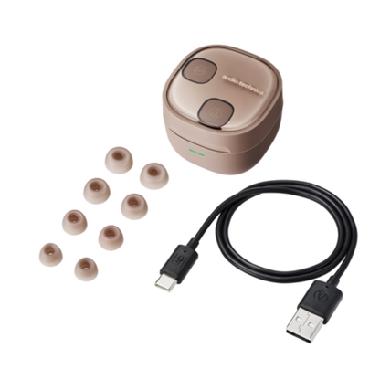Audio Technica ANC ATH-SQ1TW2NC True Wireless Bluetooth Earbuds