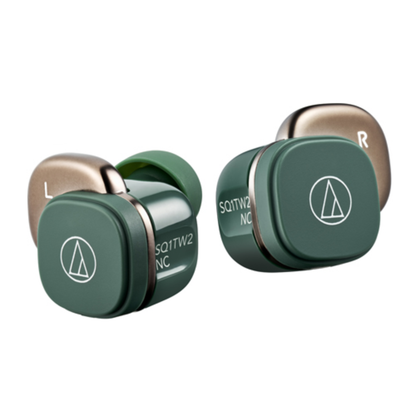 Audio Technica ANC ATH-SQ1TW2NC True Wireless Bluetooth Earbuds