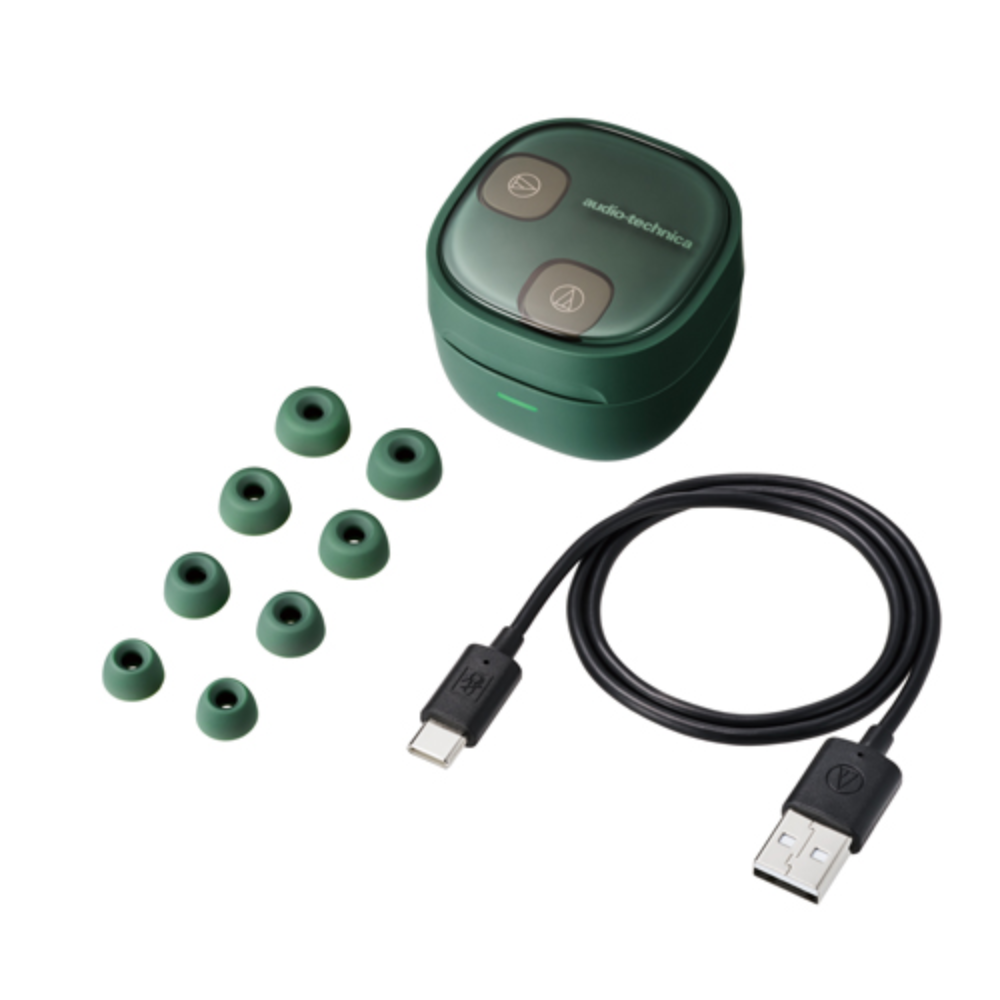 Audio Technica ANC ATH-SQ1TW2NC True Wireless Bluetooth Earbuds