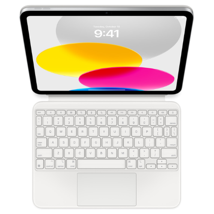 Apple Magic Keyboard Folio for iPad (A16) MQDP3 White Model A2695