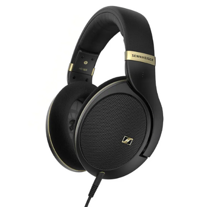 Sennheiser HD 505 Gold Monitor 3.5mm Headphone with 3.5mm to 6.3mm Adapter