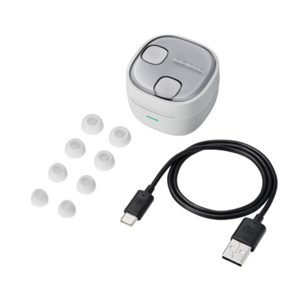 Audio Technica ANC ATH-SQ1TW2NC True Wireless Bluetooth Earbuds