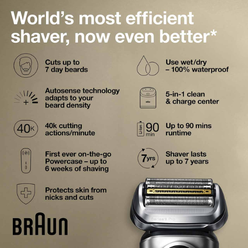 BRAUN Series 9 9477CC Shaver