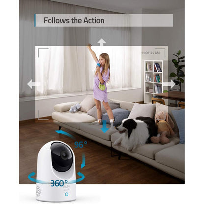 EUFY Security 2K Indoor Cam Pan & Tilt T8410223