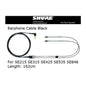 Shure EAC64 Earphones Replacement  Detachable Cable for SE Earphones 162 cm