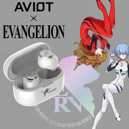 AVIOT TE‑V1R‑EVA True Wireless Bluetooth Earbuds｜Neon Genesis Evangelion