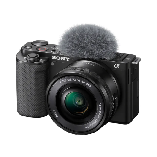 Sony ZV-E10 Mirrorless Camera with 16-50mm Body Zoom Lens Kit Set