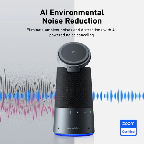AnkerWork S600 Qi2 Wireless Charging All in One Speakerphone A3319211