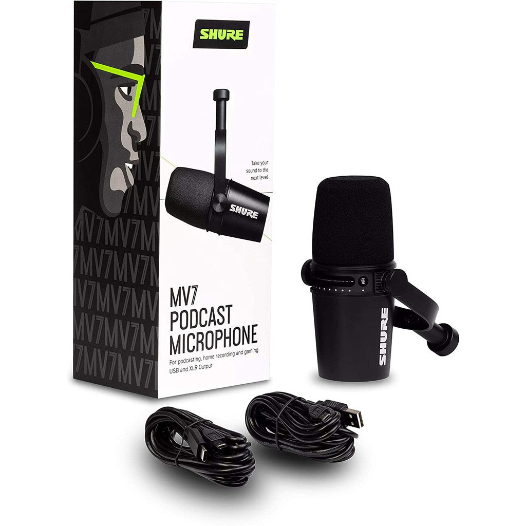 Shure MV7+ USB Podcast Microphone