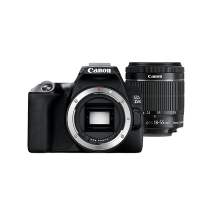 Canon EOS 250D EF-S 18-55mm f/3.5-5.6 DC III Lens Kit Set