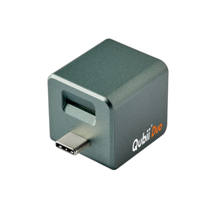 Maktar Qubii Duo Auto Backup While Charging for iOS / Android