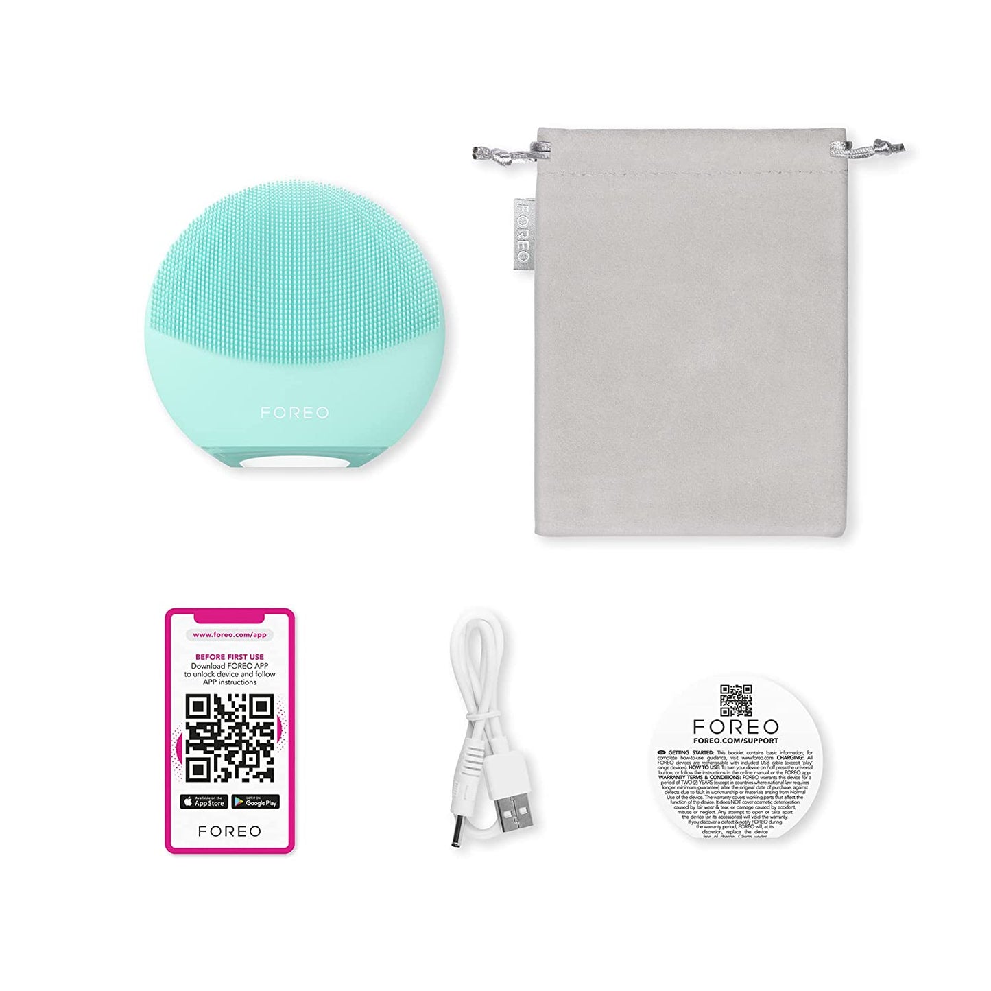 FOREO LUNA 4 mini Face Cleansing Brush & Face Massager