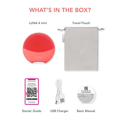FOREO LUNA 4 mini Face Cleansing Brush & Face Massager