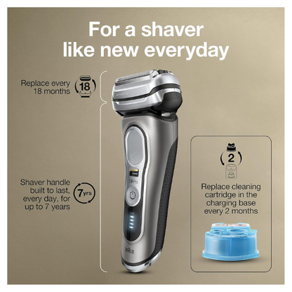 Braun Series 9 Pro 9465cc Wet & Dry Electric Foil Shaver