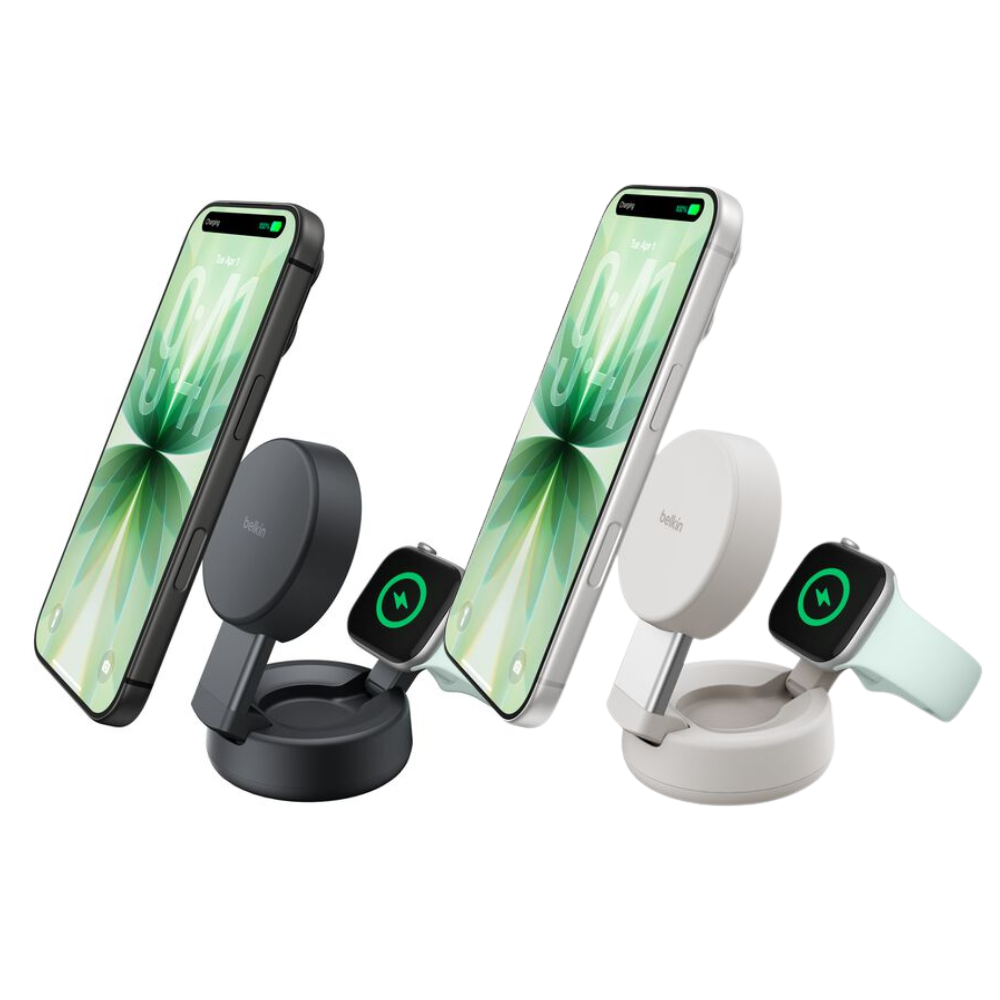 Belkin UltraCharge Pro Qi2 25W 2-in-1 Convertible Magnetic Charger WIZ043my