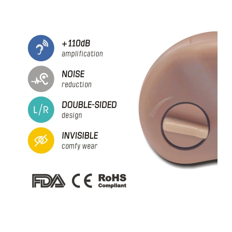 Hopewell HAP-80s (+110dB) In-The-Ear Hearing Aid