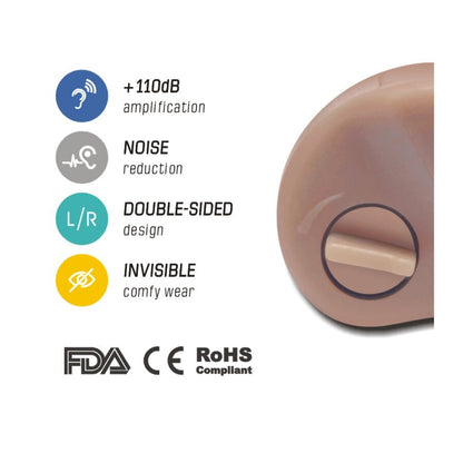 Hopewell HAP-80s (+110dB) In-The-Ear Hearing Aid