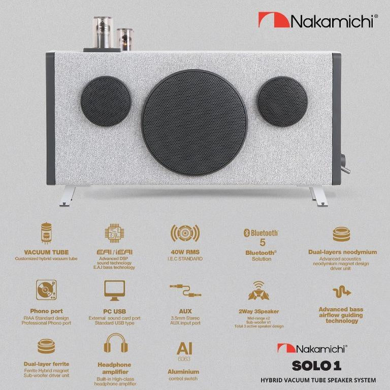 Nakamichi SOLO 1 Hybrid Vacuum Tube Speaker NM-AS-SOLO1