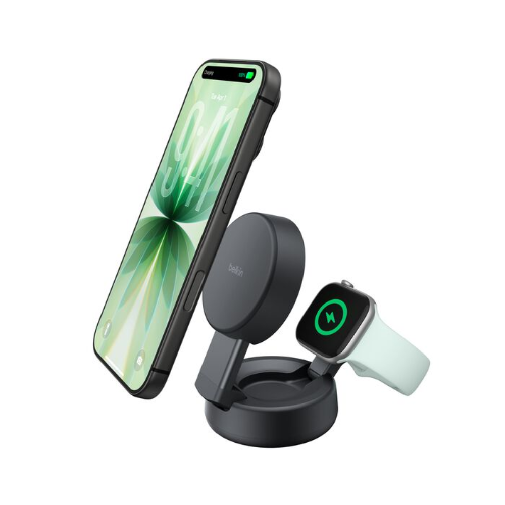 Belkin UltraCharge Pro Qi2 25W 2-in-1 Convertible Magnetic Charger WIZ043my