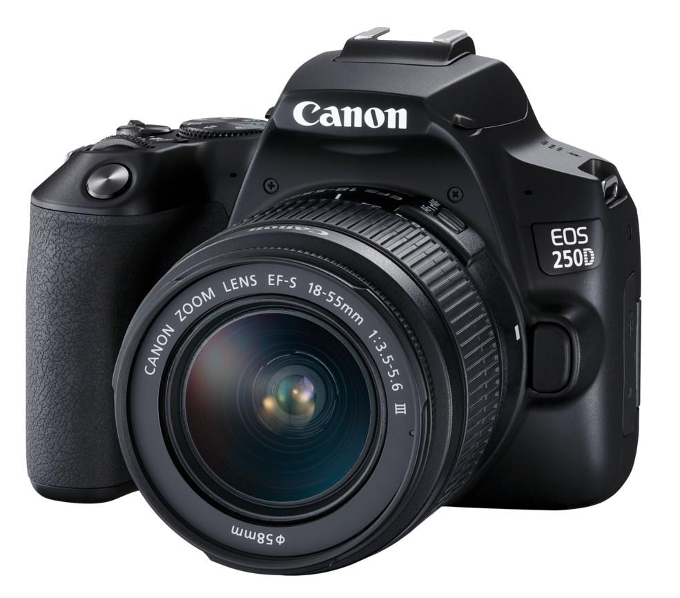 Canon EOS 250D EF-S 18-55mm f/3.5-5.6 DC III Lens Kit Set