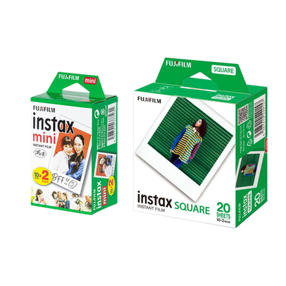 Fujifilm Instax Mini Film Twinpack / SQUARE Instant Film 【Parallel Import】