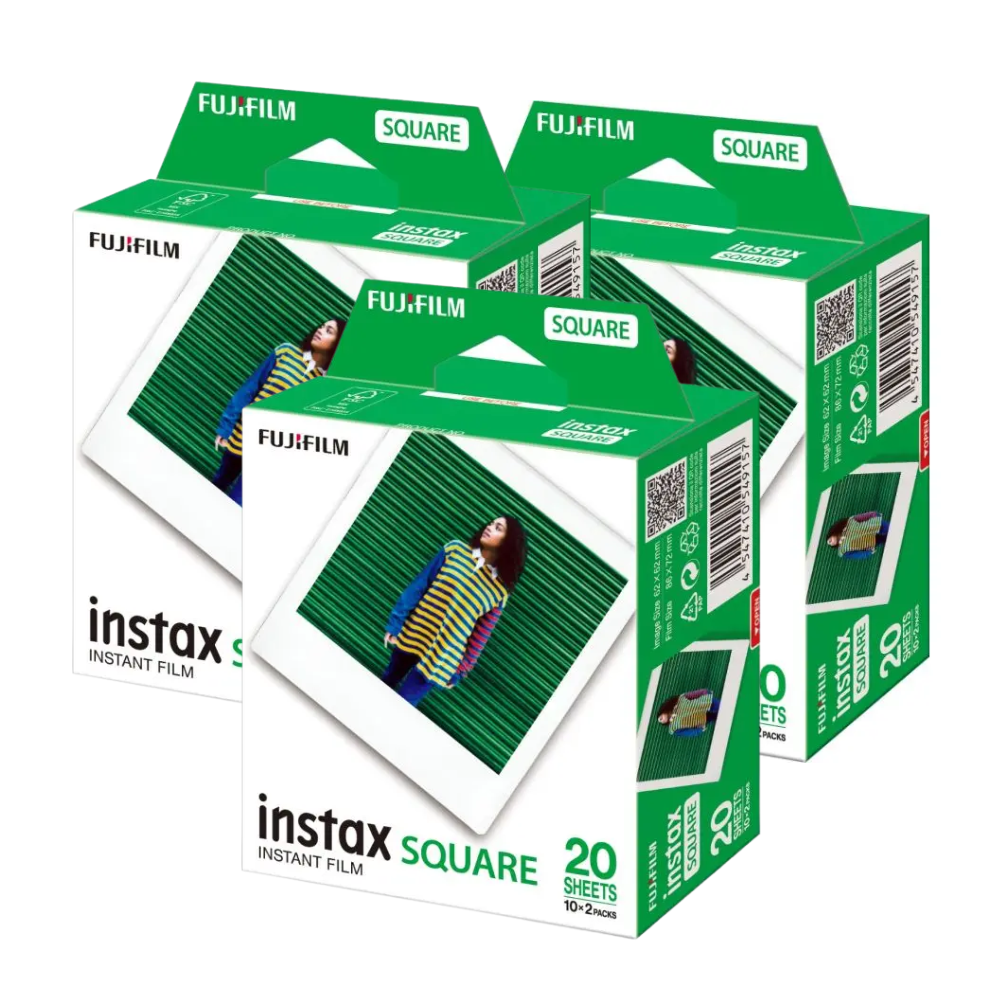 Fujifilm Instax Mini Film Twinpack / SQUARE Instant Film 【Parallel Import】