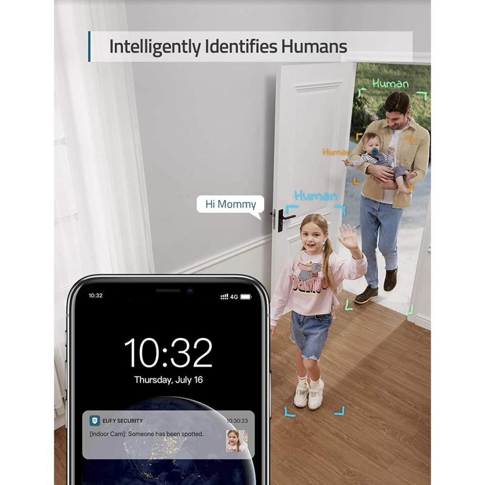 EUFY Security 2K Indoor Cam Pan & Tilt T8410223