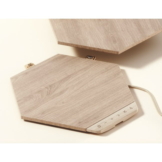 Nanoleaf Elements Wood Look Hexagons - Smart Light Smarter Kit (3/7 Light Hexagons)