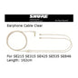 Shure EAC64 Earphones Replacement  Detachable Cable for SE Earphones 162 cm