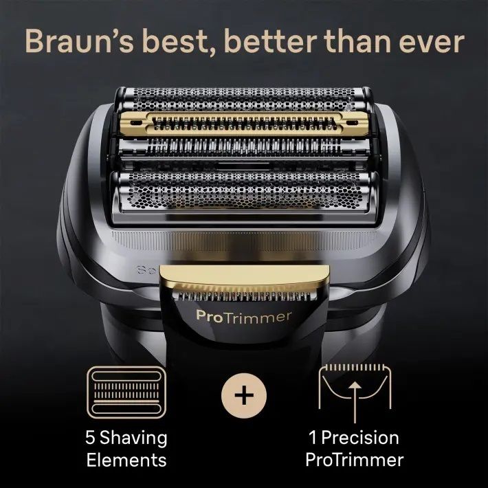 Braun Series 9 PRO+ 9577cc Wet & Dry shaver with 6-in-1 SmartCare center and PowerCase